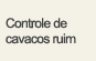 Controle de cavacos ruim
